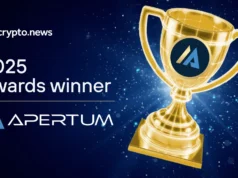 Apertum wins “Best Layer-1 Blockchain Network” at the crypto.news Awards 2025