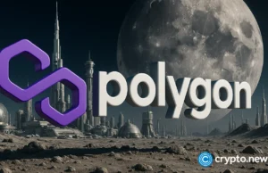 Polygon price in bullish pattern, transaction addresses jump