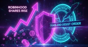 Robinhood shares rise despite Connecticut cease-and-desist order