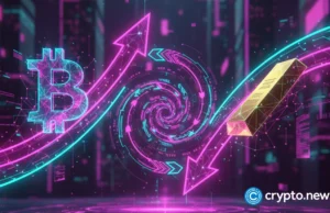 Bitcoin shows divergence against gold: Van de Poppe