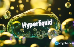 Hyperliquid price forms lower high, $22 downside target