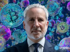 Peter Schiff is taking a victory lap — at least for now