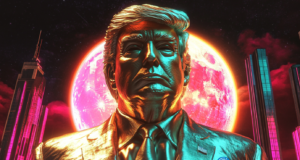 Trump MAGA statue has strange crypto backstory