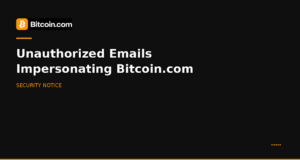Unauthorized Emails Impersonating Bitcoin.com