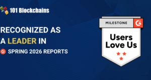 Announcement: 101 Blockchains Recognized as a Leader in the G2 Spring 2026 Reports