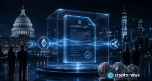 Coinbase stock sinks 4% as CLARITY Act odds collapse to 37%