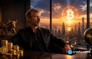 Strategy stock sinks as Saylor puts Bitcoin buys on hold