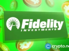 Bitcoin nears Fidelity power law support