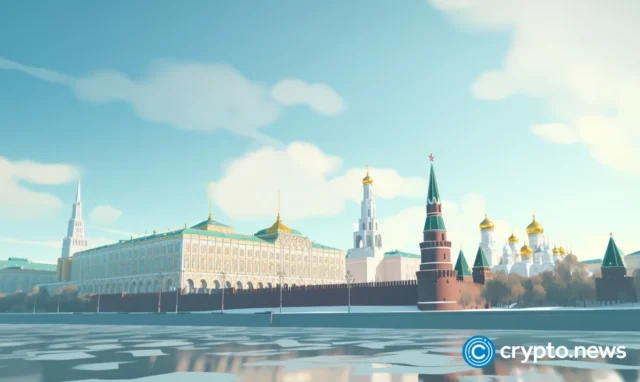 crypto-news-Kremlin-sideview-open-space-blurry-background-day-light-low-poly-style-v5.2.webp