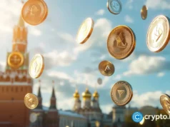 Bank of Russia sets 1% crypto risk limit under draft rules